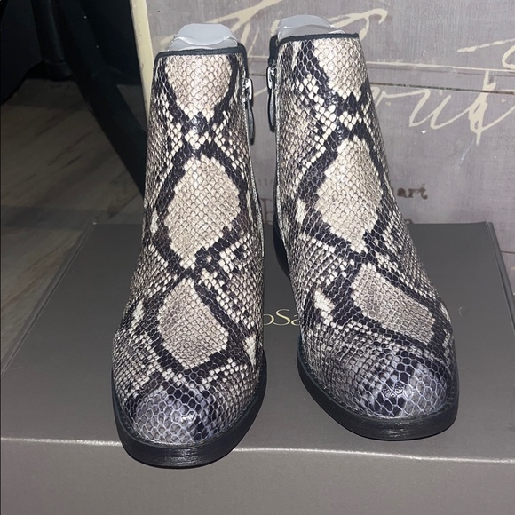 Franco Sarto Shoes - Franco Sarto Snake Print Ankle Booties